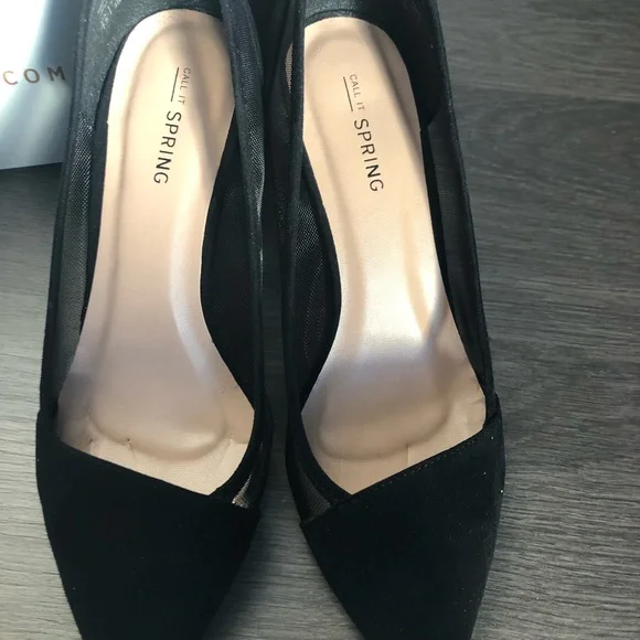 Womens closed toe low heel shoe - Picture 3 of 6